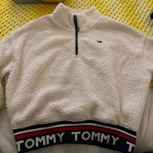 Tommy Hilfiger cropped quarter zip